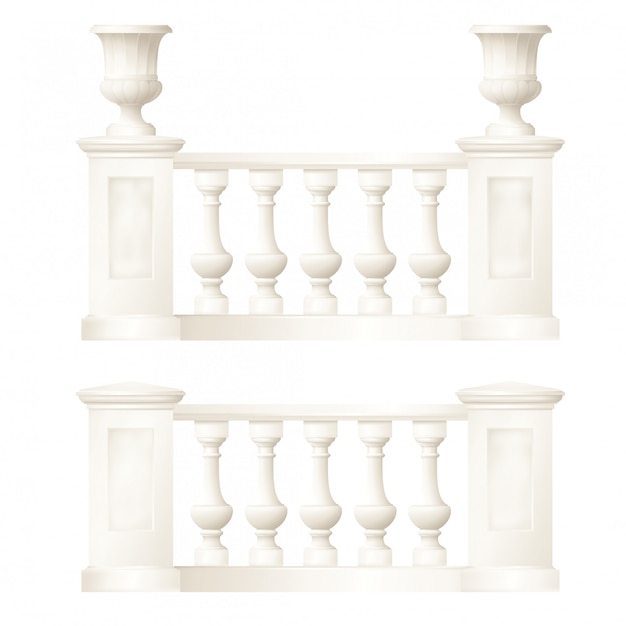 Vector balustrade, vector tekening