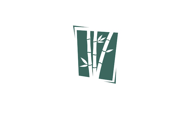Vector bamboe logo afbeelding ontwerp