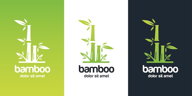 Bamboe logo ontwerp