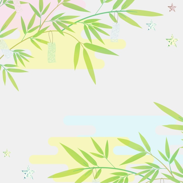 Bamboo background with space for text