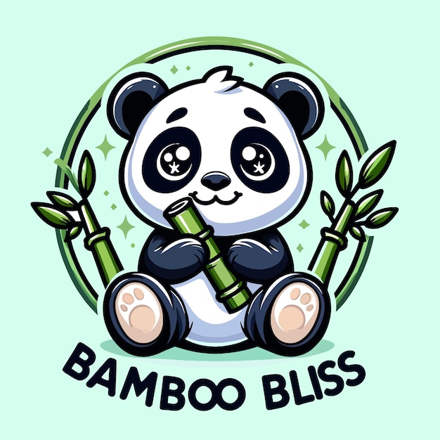 Vector bamboo bliss logo