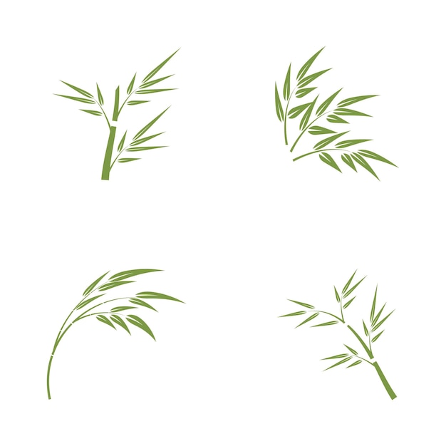 Bamboo Logo Template vector icon illustration design