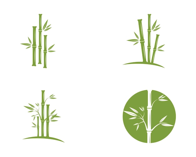 Bamboo Logo Template vector icon