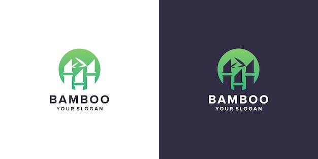 Bamboo logo template