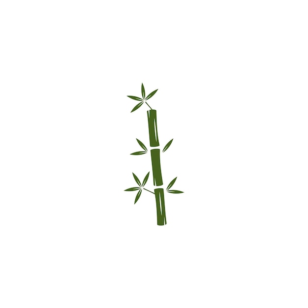 Bamboo logo vector icon illustration design