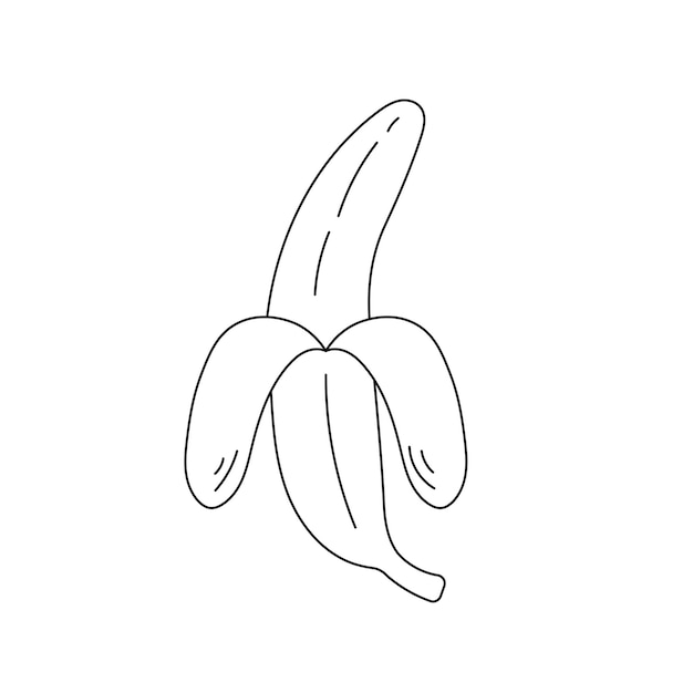 Banaan doodle symbool