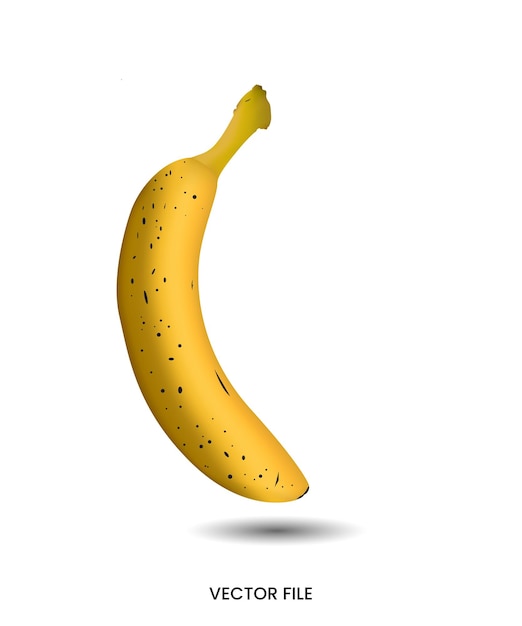 Banaan fruit cartoon voedsel vectorillustratie