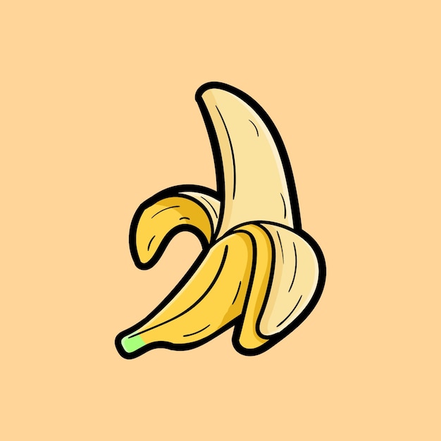 Banaan illustratie