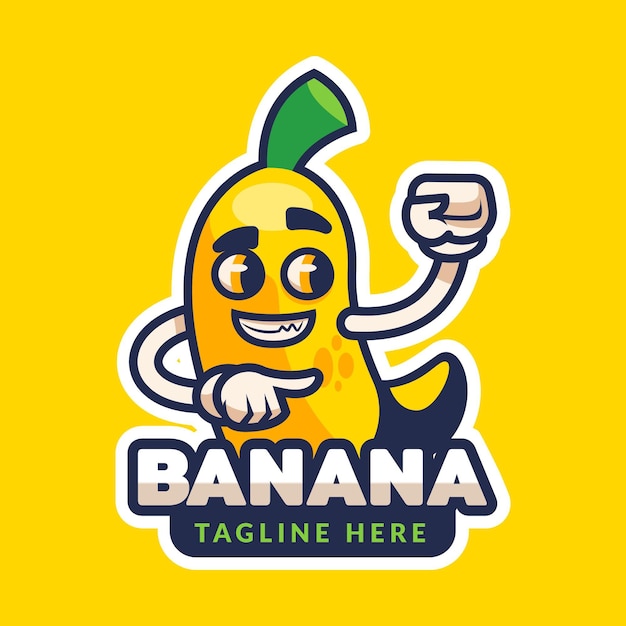 Banaan karakter logo