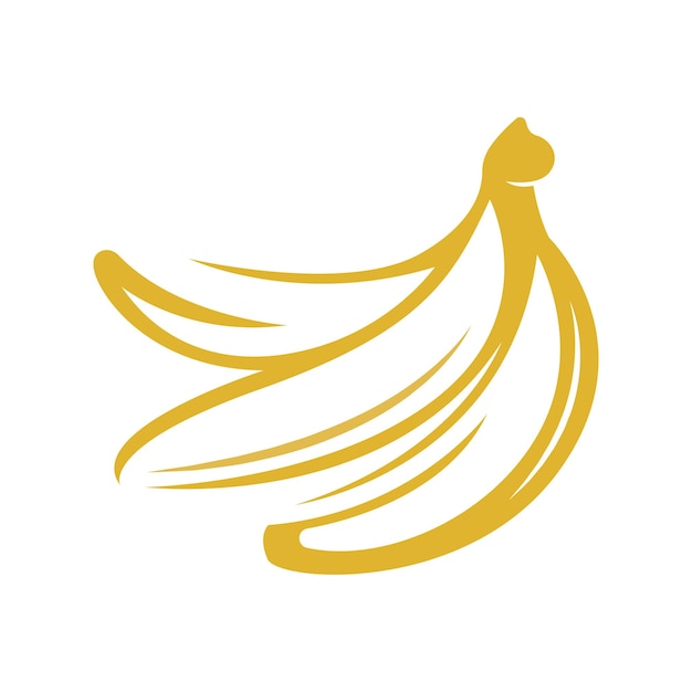 Banaan logo pictogram ontwerp