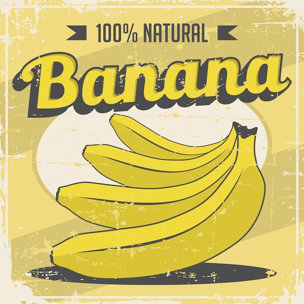 Banaan Vintage Retro bewegwijzering