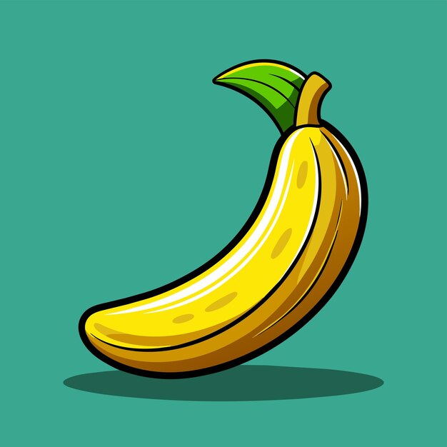 Vector banana 3d vector illustration