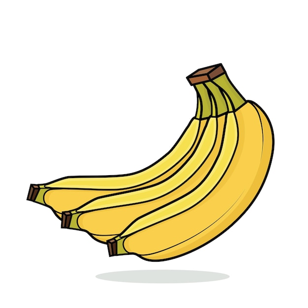 Vector banana banana vector piled banana banana cartoon