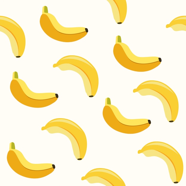 Banana cute seamless pattern