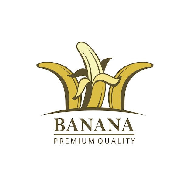 Emblema di frutta banana