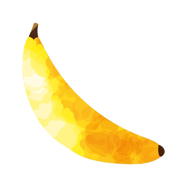 Banana fruit icon isolated design