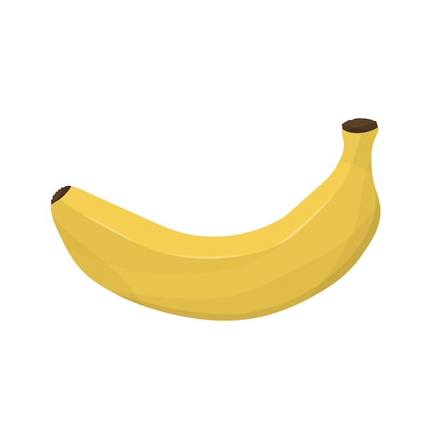 Vector banana fruit icon vector illustration