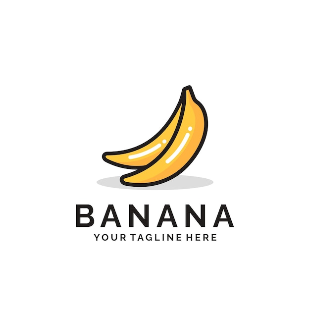 Banana fruit logo