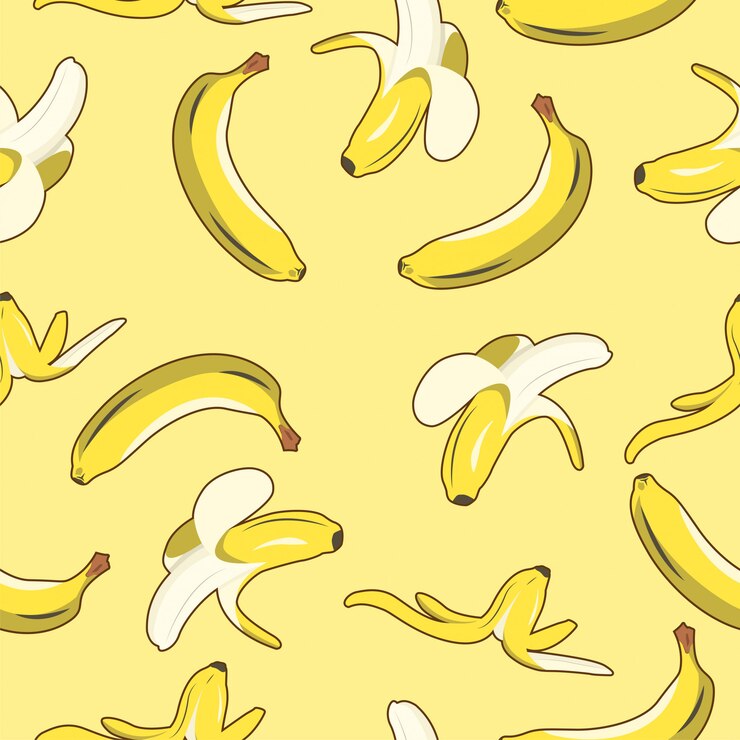 Banana Fruit Seamless Pattern