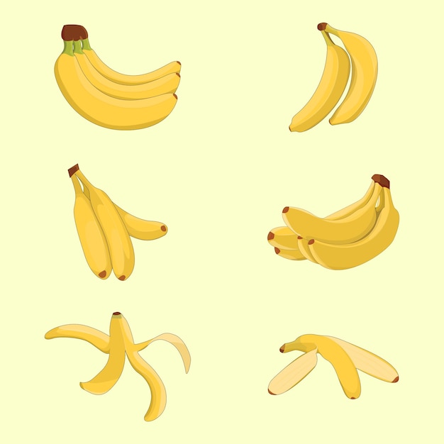 banana fruit set