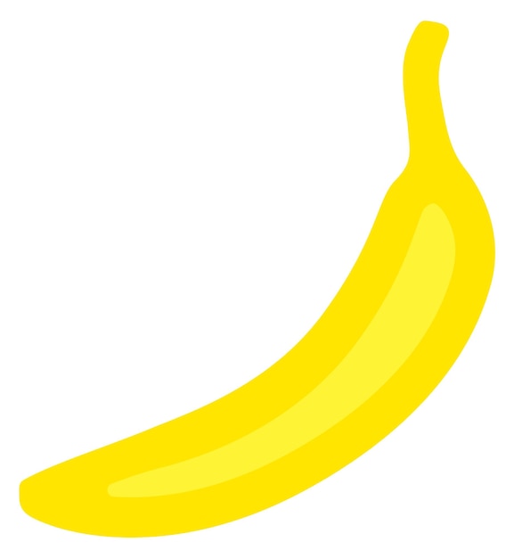 Banana icon Sweet ripe fruit Natural food