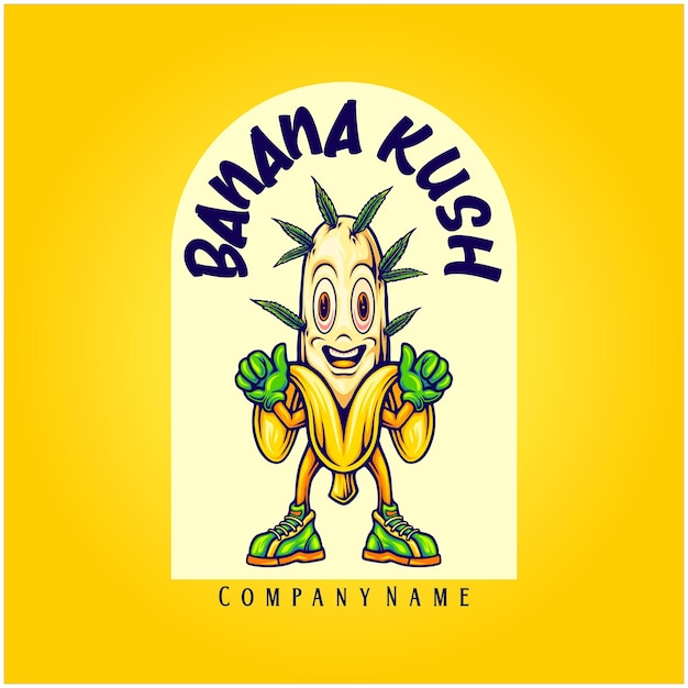 Banana kush ceppo illustrazioni esilaranti di alta vita