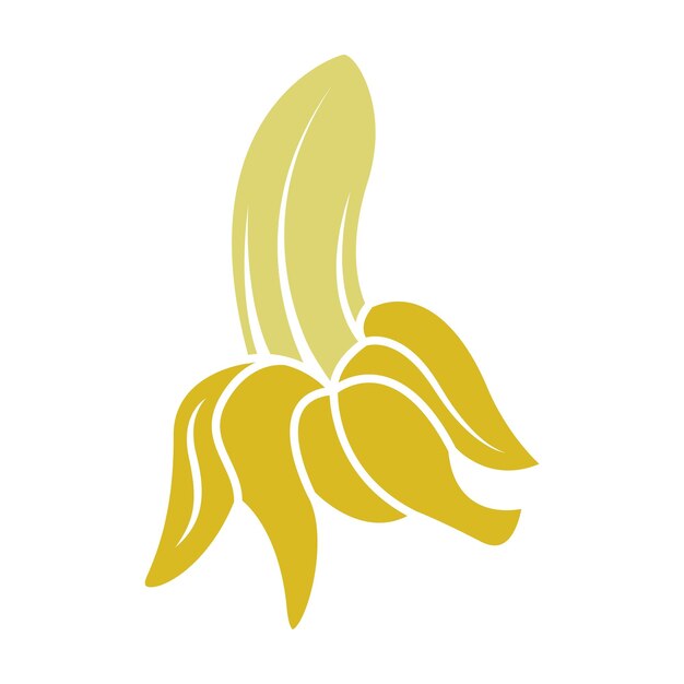 Vector banana logo icon design