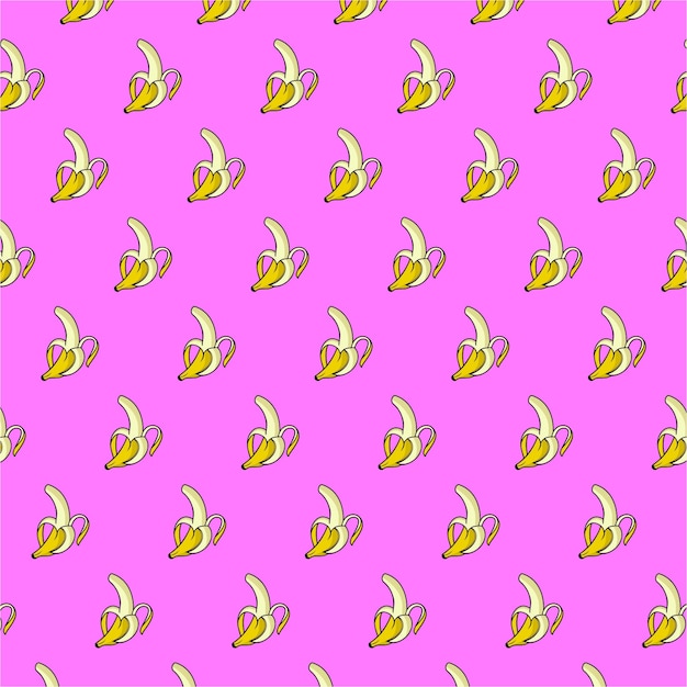 Vector banana pattern