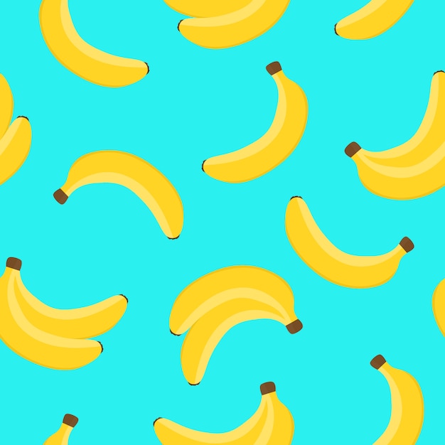 Vector banana seamless pattern