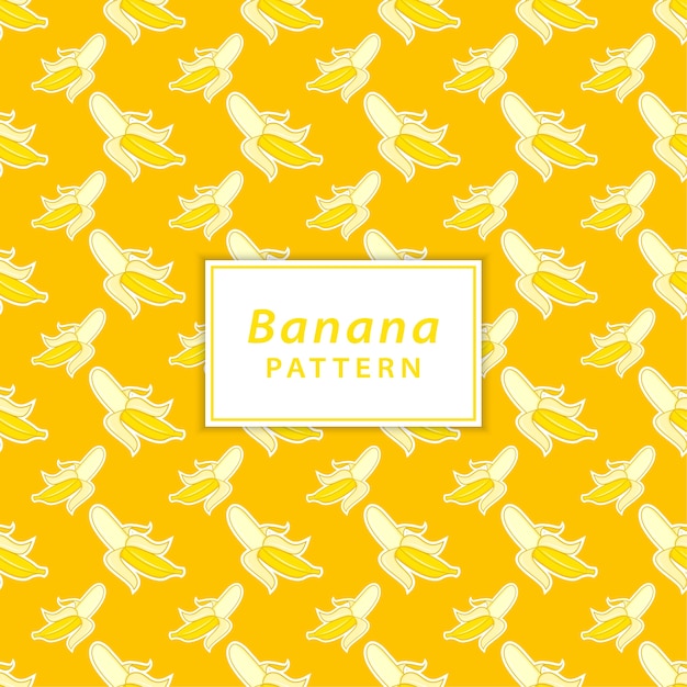 Banana seamless pattern