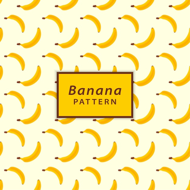 Banana seamless pattern