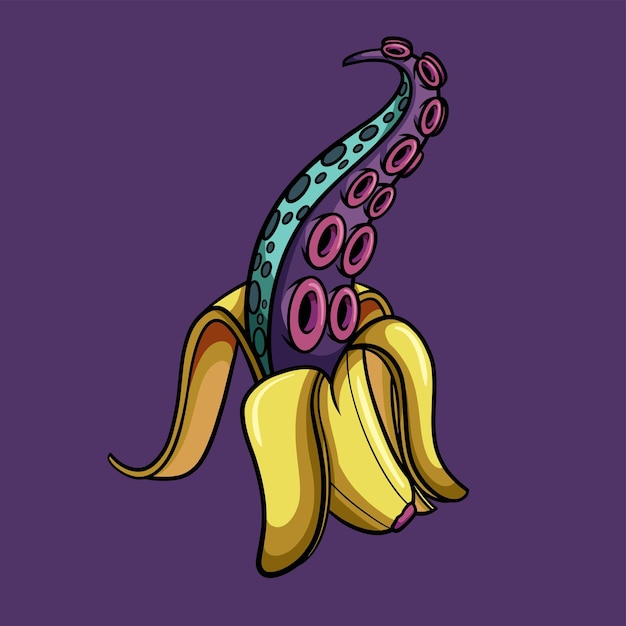 banana tentacle Streetwear cartoon