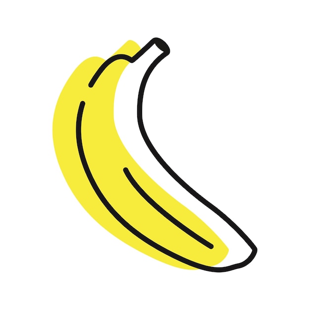 Vector banana vector sticker