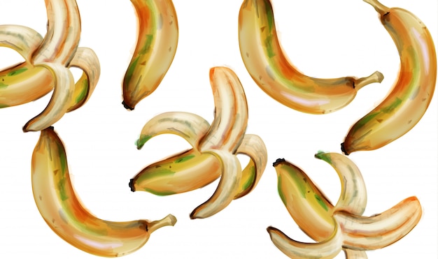 Banana watercolor