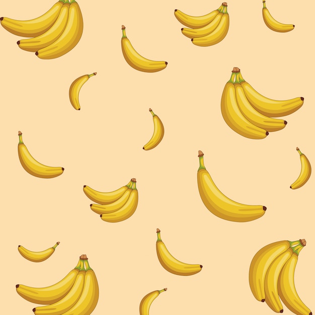 Bananas pattern background