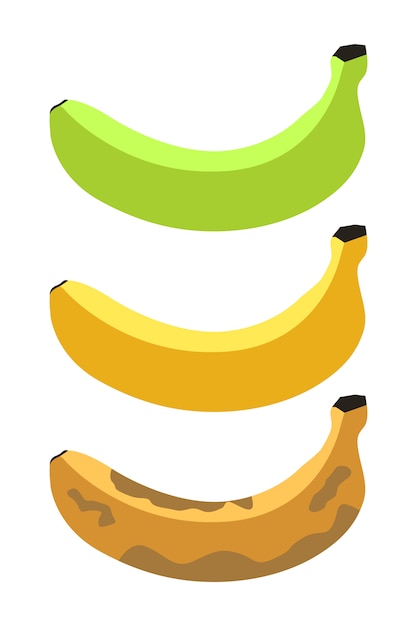 Bananen in cartoon-stijl
