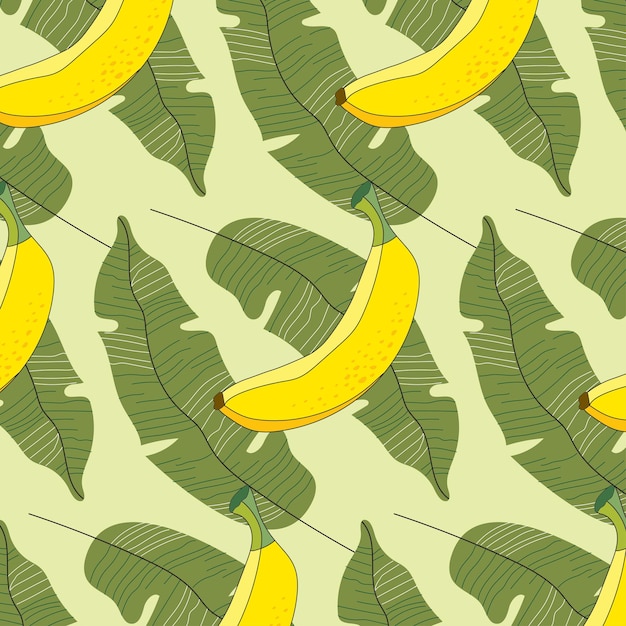 bananenbladeren tropic vector fashion