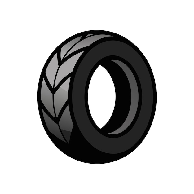 Band met vectorillustratie van het velgpictogram