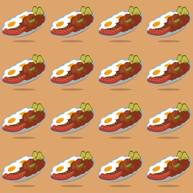 Vector bandeja paisa pattern