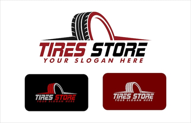 banden winkel winkel en service logo pictogram bedrijf