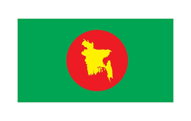 Vector bangladesh flag