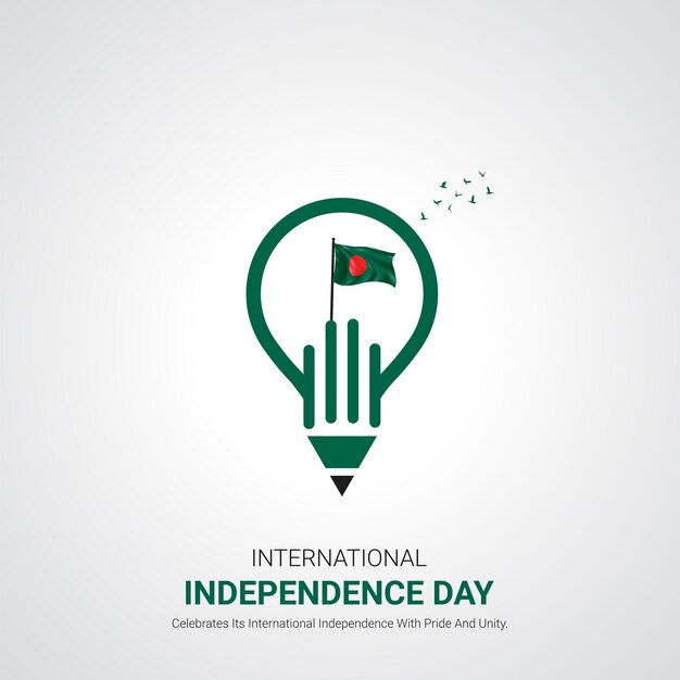 bangladesh independence day bangladesh independence day creative ads design March 26 social media poster vector 3D illustration