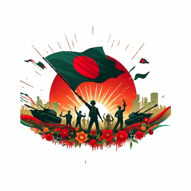 Vector bangladesh independence day free vector art