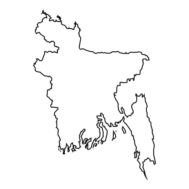 Bangladesh kaartpictogram