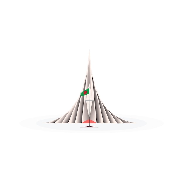 Vector bangladesh_national_martyrs_memorial_illustration