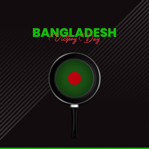 Vector bangladesh overwinningsdag instagram posts collectie, 16 december banner