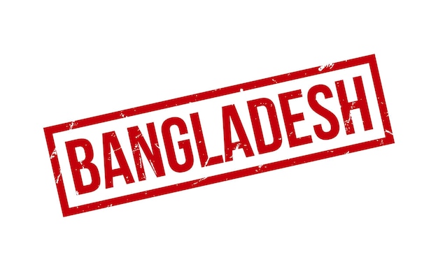 Bangladesh Rubber Stamp Seal Vector