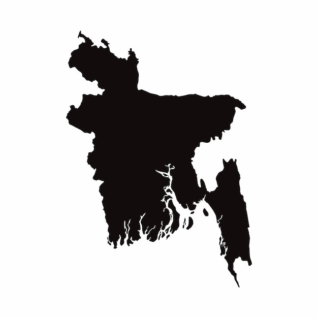 Bangladesh vector country map