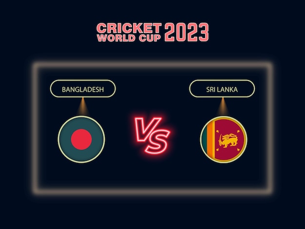 Bangladesh vs Sri Lanka cricket world cup schedule Design 2023