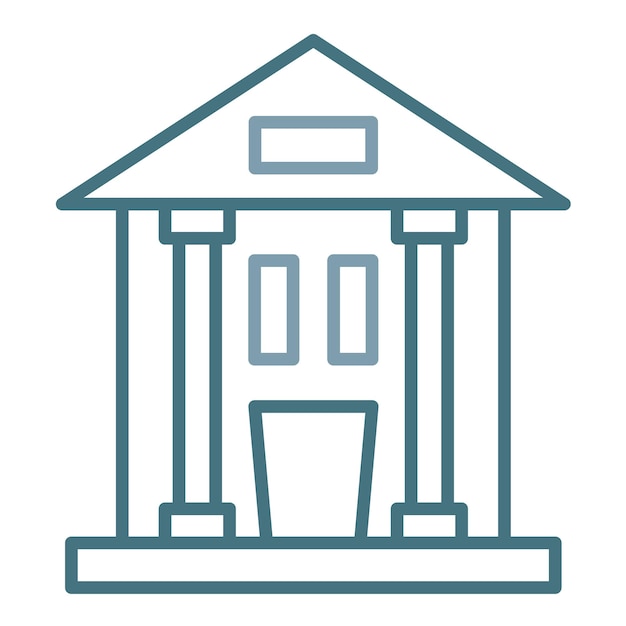 bank flat illustration